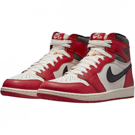 Kixify Jordan 1 Retro High OG Chicago Lost and Found Varsity Red/Black-Sail-Muslin DZ5485-612