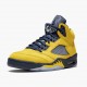 Kixify Jordan 5 Retro Michigan 2019 AmarilloCollege Navy Amarillo/College Navy-Amarillo CQ9541-704