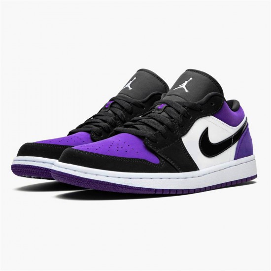 Kixify Nike Air Jordan 1 Low Court Purple White/Black-Court Purple