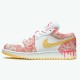 Kixify Nike Air Jordan 1 Low Paint Drip (GS) Arctic Punch/Pale Vanilla-White