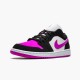 Kixify Nike Air Jordan 1 Low Black Cactus Flower (W) Black/Cactus Flower-White