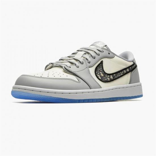 Kixify Nike Air Jordan 1 Retro Low Dr Grey/Black-Sail