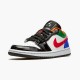 Kixify Nike Air Jordan 1 Low Multi-Color Black Toe (W) White/Hyper Royal-University Red-White