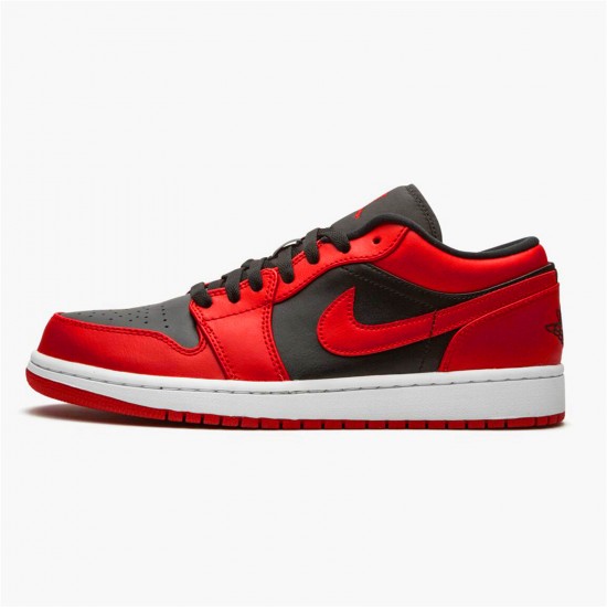 Kixify Nike Air Jordan 1 Low Reverse Bred Gym Red/Black-Gym Red-White