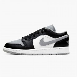 Kixify Nike Air Jordan 1 Low Grey Toe (GS) Black/Black-Light Smoke Grey-White