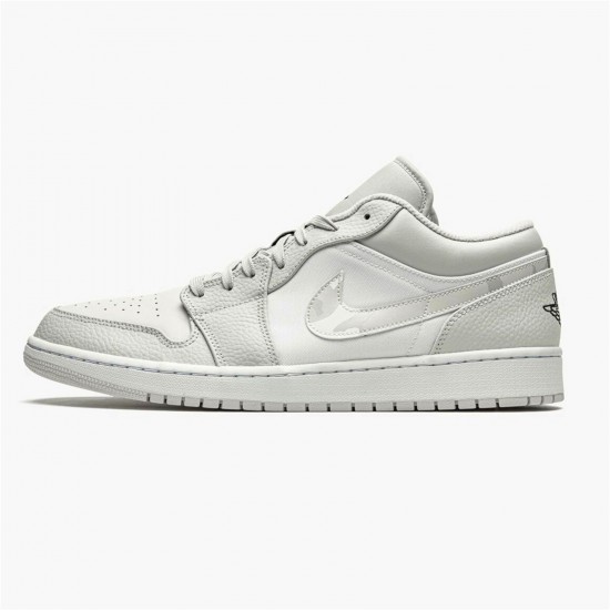 Kixify Nike Air Jordan 1 Low White Camo White/Black-Neutral Grey