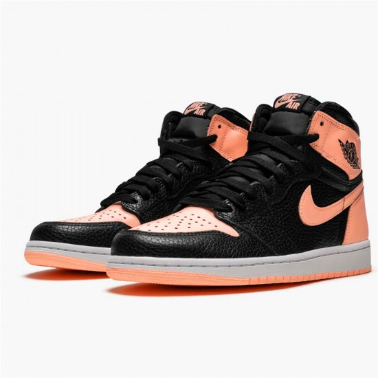 Kixify Nike Air Jordan 1 Retro High Black Crimson Tint Black/Crimson Tint-White-Hyper Pink-Mystic Green