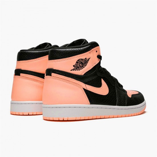 Kixify Nike Air Jordan 1 Retro High Black Crimson Tint Black/Crimson Tint-White-Hyper Pink-Mystic Green