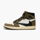 Kixify Nike Air Jordan 1 Retro High Travis Scott Sail/Black-Dark Mocha-University Red