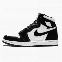 Kixify Nike Air Jordan 1 Retro High Panda (W) Black/Black-Metallic Gold-White