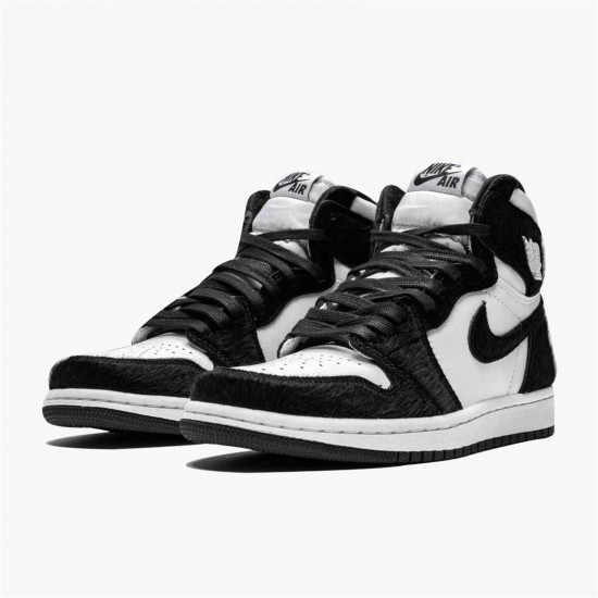 Kixify Nike Air Jordan 1 Retro High Panda (W) Black/Black-Metallic Gold-White