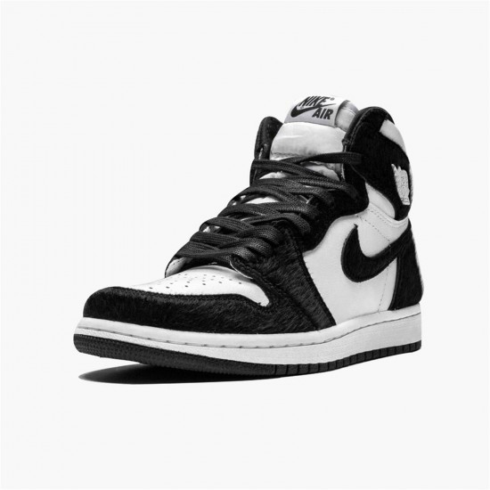 Kixify Nike Air Jordan 1 Retro High Panda (W) Black/Black-Metallic Gold-White