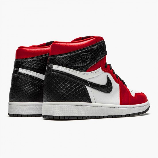 Kixify Nike Air Jordan 1 Retro High Satin Snake Chicago (W) Gym Red/White-Black