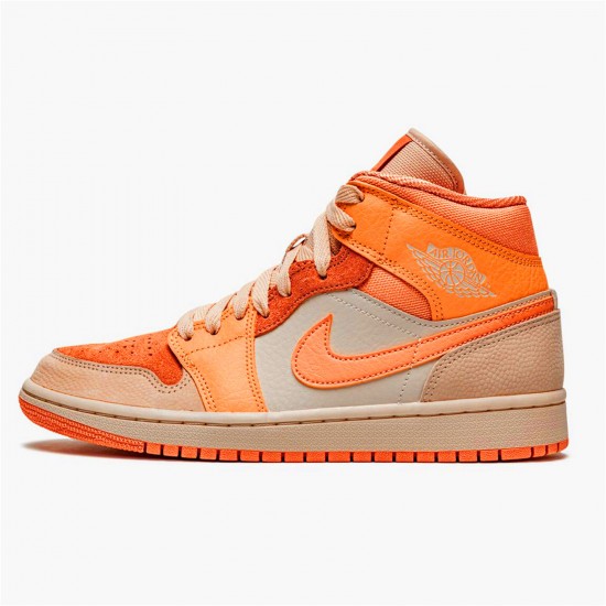 Kixify Nike Air Jordan 1 Mid Apricot Orange (W) Atomic Orange/Apricot Agate-Terra Blush