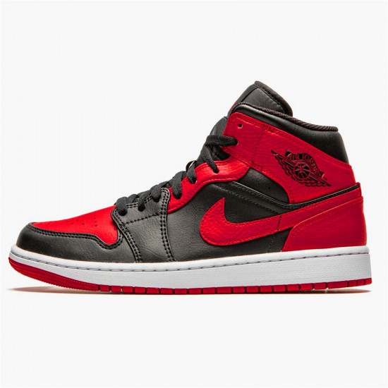 Kixify Nike Air Jordan 1 Mid Banned (2020) Black/University Red-Black-Whit