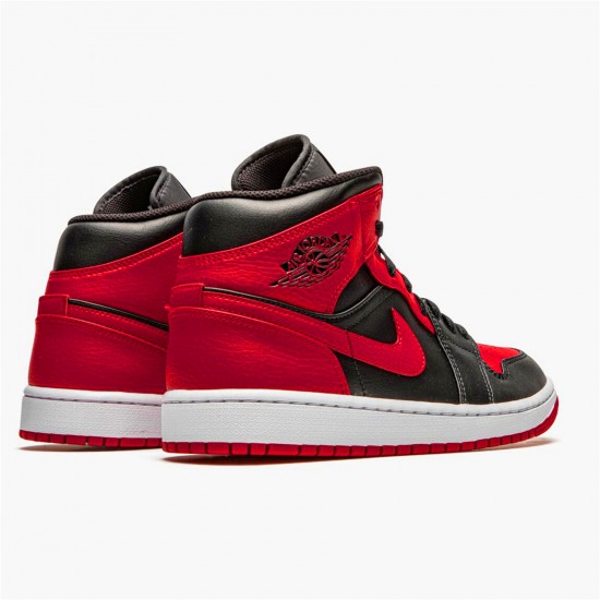 Kixify Nike Air Jordan 1 Mid Banned (2020) Black/University Red-Black-Whit