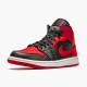 Kixify Nike Air Jordan 1 Mid Banned (2020) Black/University Red-Black-Whit