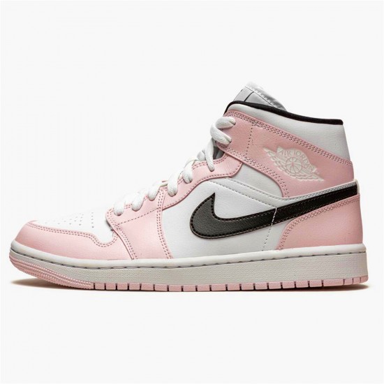 Kixify Nike Air Jordan 1 Mid Barely Rose (W) Light Violet/Black-White