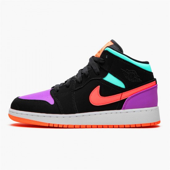 Kixify Nike Air Jordan 1 Mid Multi-Color (GS) Black/Multi-Color