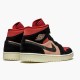 Kixify Nike Air Jordan 1 Mid Canyon Rust (W) Particle Beige/Black-Canyon Rust-Sail