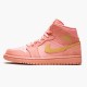 Kixify Nike Air Jordan 1 Mid Coral Gold Coral Stardust/Club Gold-Coral Stardust