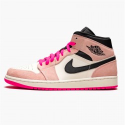 Kixify Nike Air Jordan 1 Mid Crimson Tint Crimson Tint/Hyper Pink-Black-Sail