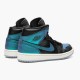 Kixify Nike Air Jordan 1 Mid Iridescent Black (W) Black/Pale Ivory-Multi-Color