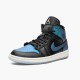 Kixify Nike Air Jordan 1 Mid Iridescent Black (W) Black/Pale Ivory-Multi-Color