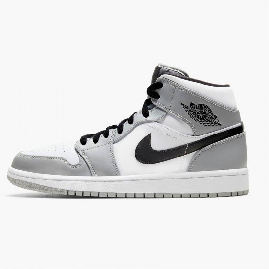 Kixify Nike Air Jordan 1 Mid Light Smoke Grey Light Smoke Grey/Black-White