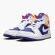 Kixify Nike Air Jordan 1 Mid Royal Blue Laser Orange White/Deep Royal Blue-Track Red-Laser Orange