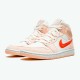 Kixify Nike Air Jordan 1 Mid SE Corduroy Sail Sail/Orange Quartz-White-Orange