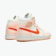 Kixify Nike Air Jordan 1 Mid SE Corduroy Sail Sail/Orange Quartz-White-Orange