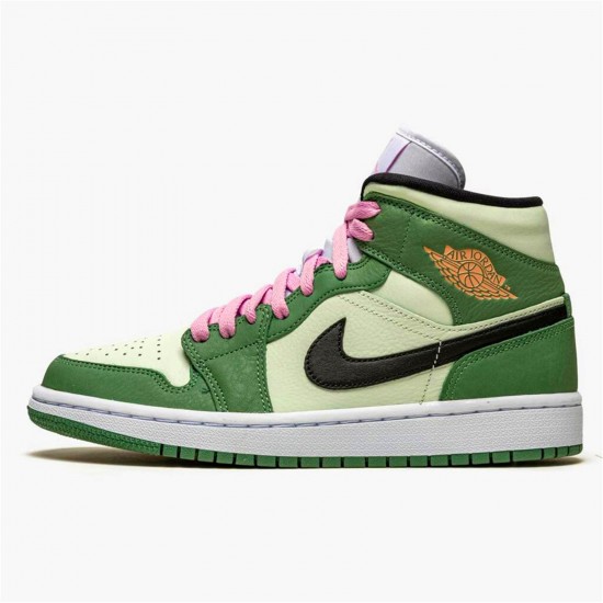 Kixify Nike Air Jordan 1 Mid Dutch Green (W) Dutch Green/Black-Barely Green