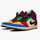 Kixify Nike Air Jordan 1 Mid SE Fearless Blue the Great Muslin/Varsity Red-Royal-Taxi-Black