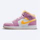 Kixify Nike Air Jordan 1 Mid SE Arctic Pink (GS) Light Arctic Pink/University Gold-White