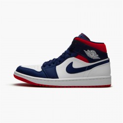 Kixify Nike Air Jordan 1 Mid SE USA White/Varsity Red-Midnight Navy