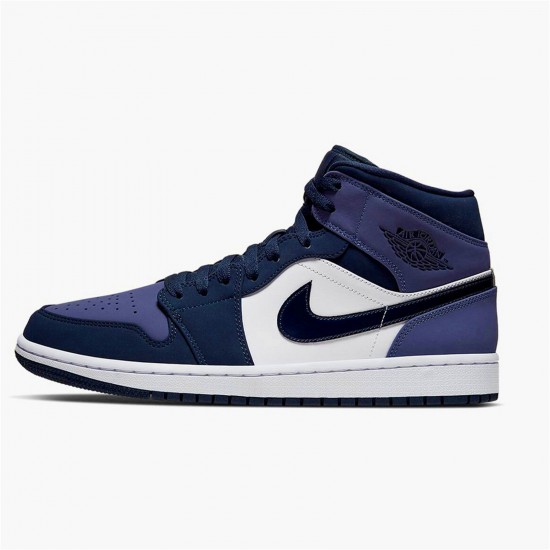 Kixify Nike Air Jordan 1 Mid Obsidian Sanded Purple Obsidian/Sanded Purple-White