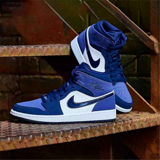 Kixify Nike Air Jordan 1 Mid Obsidian Sanded Purple Obsidian/Sanded Purple-White