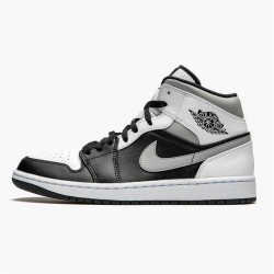 Kixify Nike Air Jordan 1 Mid White Shadow Black/Medium Grey-White