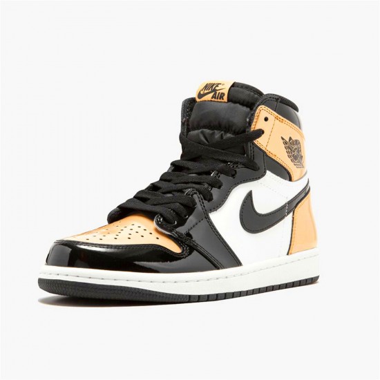 Kixify Nike Air Jordan 1 Retro High NRG Patent Gold Toe Black/Metallic Gold-Summit White