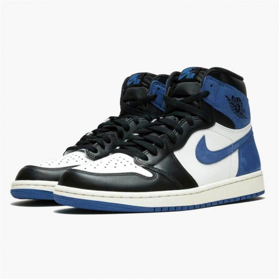 Kixify Nike Air Jordan 1 Retro High Blue Moon Summit White/Blue Moon-Black