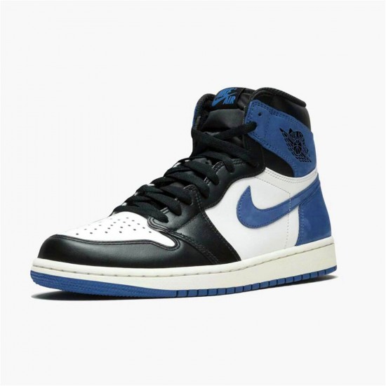 Kixify Nike Air Jordan 1 Retro High Blue Moon Summit White/Blue Moon-Black