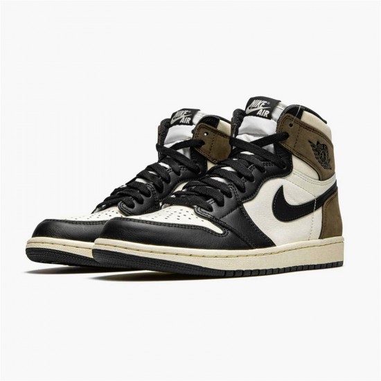 Kixify Nike Air Jordan 1 Retro High Dark Mocha Sail/Dark Mocha-Black-Black