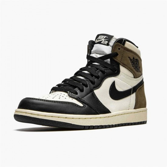 Kixify Nike Air Jordan 1 Retro High Dark Mocha Sail/Dark Mocha-Black-Black