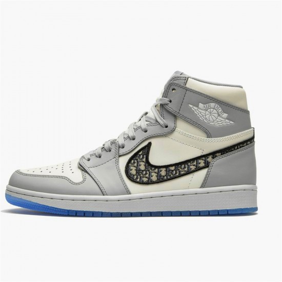 Kixify Nike Air Jordan 1 Retro High Dr Wolf Grey/Sail-Photon Dust-White