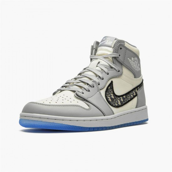 Kixify Nike Air Jordan 1 Retro High Dr Wolf Grey/Sail-Photon Dust-White