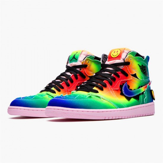 Kixify Nike Air Jordan 1 Retro High J Balvin Multi-Color/Black-Pink Foam-Multi-Color