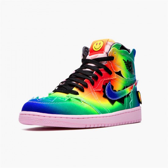 Kixify Nike Air Jordan 1 Retro High J Balvin Multi-Color/Black-Pink Foam-Multi-Color