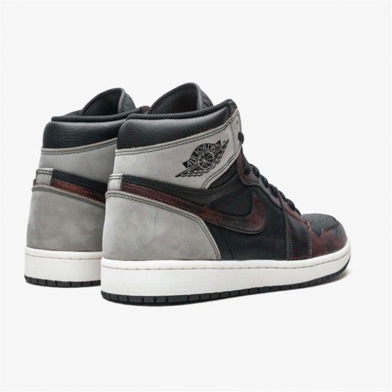 Kixify Nike Air Jordan 1 Retro High Light Army Rust Shadow Patina Black/Grey-Rust