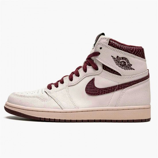 Kixify Nike Air Jordan 1 Retro High OG A Ma Maniére Sail/Burgundy Crush